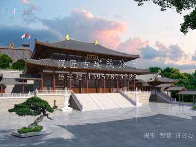江苏寺庙建筑大殿施工方案设计图